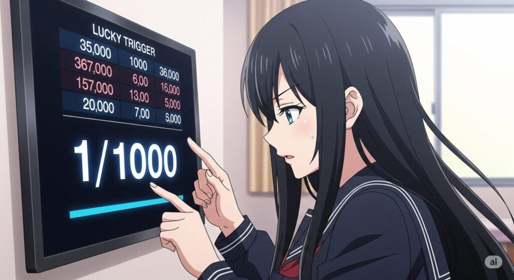 チャージ確率は機種によって違う!LT突入率は1/1000?