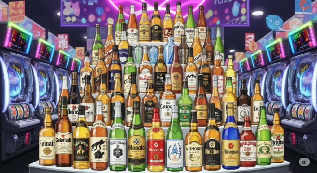 「酒」によるイベント示唆は種類で変わる?